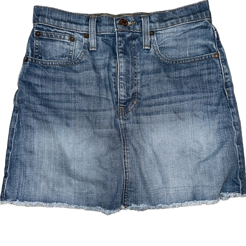 Madewell Denim Mini Skirt